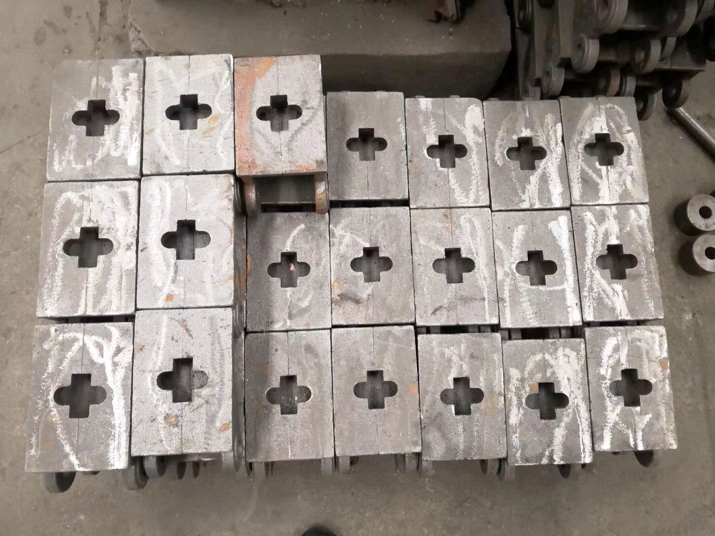 橫梁爐排-鏈塊-橫梁鍋爐邊片