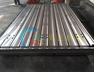 數(shù)控加工鑄鐵精密T型槽平板  鑄鐵精密T型槽平板